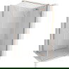 Cabină de duș Mexen Mist H T cu deschidere dreapta 85 x 110 cm, transparent, cupru periat - 8A5T-085-110-65-00-P