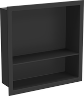 Mexen X-Wall-R poliță de nișă cu bordură și poliță 30 x 30 cm, negru - 1970303010S