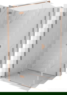 Mexen Mist-H T cabină de duș cu ușă batantă stânga 90 x 120 cm, transparentă, cupru periat - 8A5T-090-120-65-00-L