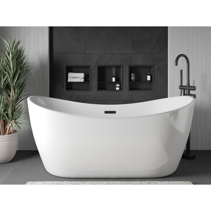 Mexen X-Wall-R falisín polc peremmel és polccal 30 x 30 cm, fekete - 1970303010S