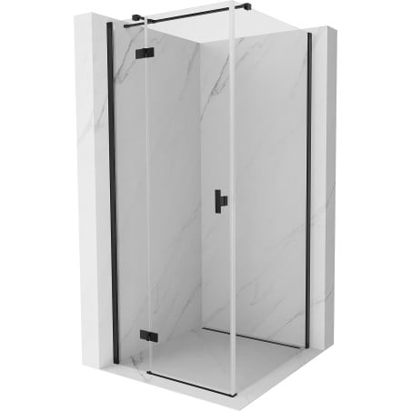 Mexen Mist H T cabină de duș cu deschidere stânga 70 x 70 cm, transparent, negru - 8A5T-070-070-70-00-L