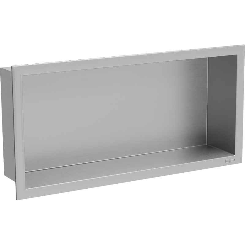 Mexen X-Wall-R raft de nișă cu flanșă 45 x 20 cm, inox - 1910452010