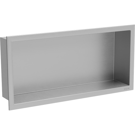 Mexen X-Wall-R poliță încastrată cu flanșă 45 x 20 cm, inox - 1910452010