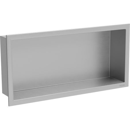 Mexen X-Wall-R raft de nișă cu flanșă 45 x 20 cm, inox - 1910452010
