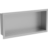 Mexen X-Wall-R poliță încastrată cu flanșă 45 x 20 cm, inox - 1910452010