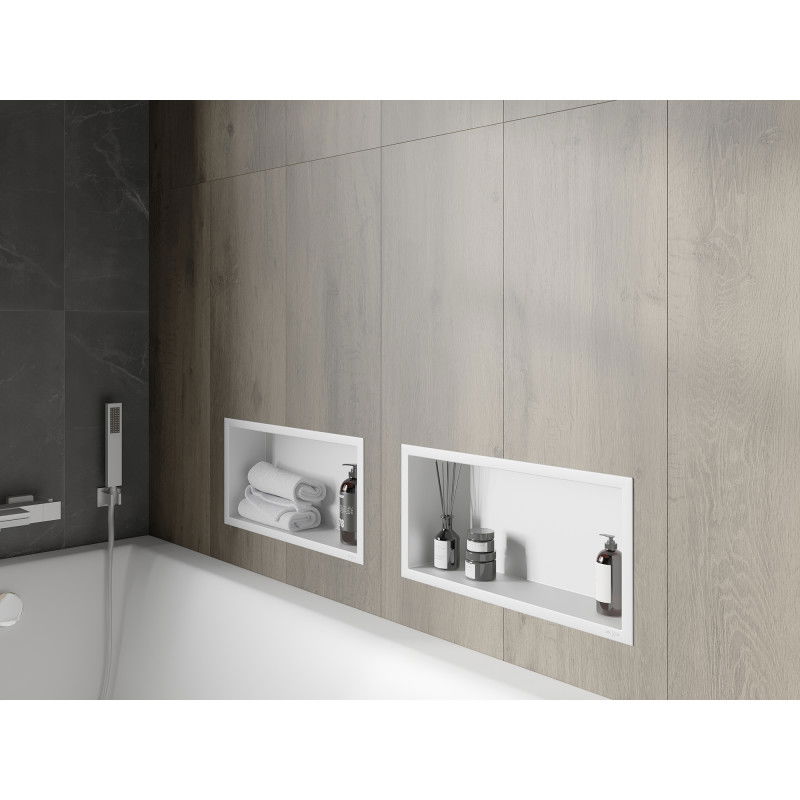 Mexen X-Wall-R fali polc peremmel 45 x 20 cm, fehér - 1920452010