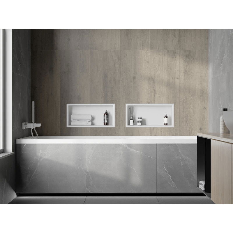 Mexen X-Wall-R fali polc peremmel 45 x 20 cm, fehér - 1920452010