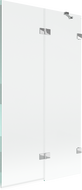 Mexen Lunar paravan pentru cadă cu 2 uși, dreapta 100 x 150 cm, transparent, crom - 897-100-100-01-00-P