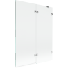 Mexen Lunar paravan de baie cu 2 uși dreapta 130 x 150 cm, transparent, crom - 897-130-100-01-00-P