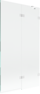 Mexen Lunar paravan de duș cu 2 foi dreapta 100 x 150 cm, transparent, alb - 897-100-100-20-00-P