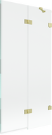Mexen Lunar paravan de baie cu 2 uși, dreapta 90 x 150 cm, transparent, auriu periat - 897-090-100-55-00-P