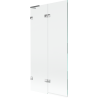 Mexen Lunar L paravan de baie cu 2 canaturi stânga 90 x 150 cm, transparent, crom - 897L-090-100-01-00-L