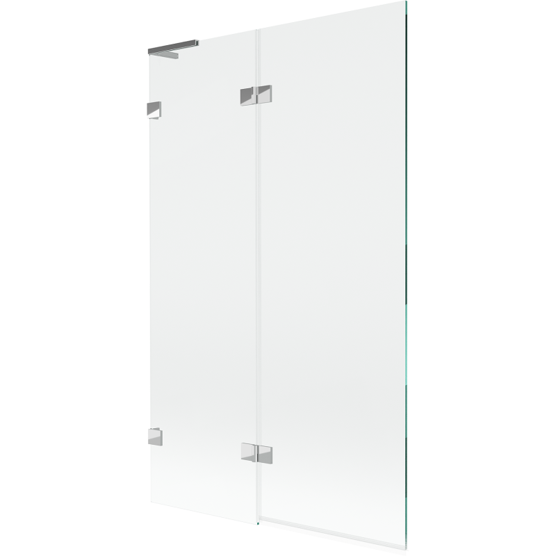 Paravan cadă Mexen Lunar L, 2 panouri, stânga, 110 x 150 cm, transparent, crom - 897L-110-100-01-00-L