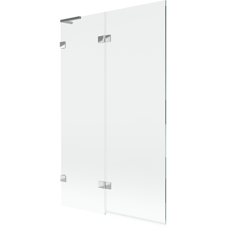 Paravan cadă Mexen Lunar L, 2 panouri, stânga, 110 x 150 cm, transparent, crom - 897L-110-100-01-00-L