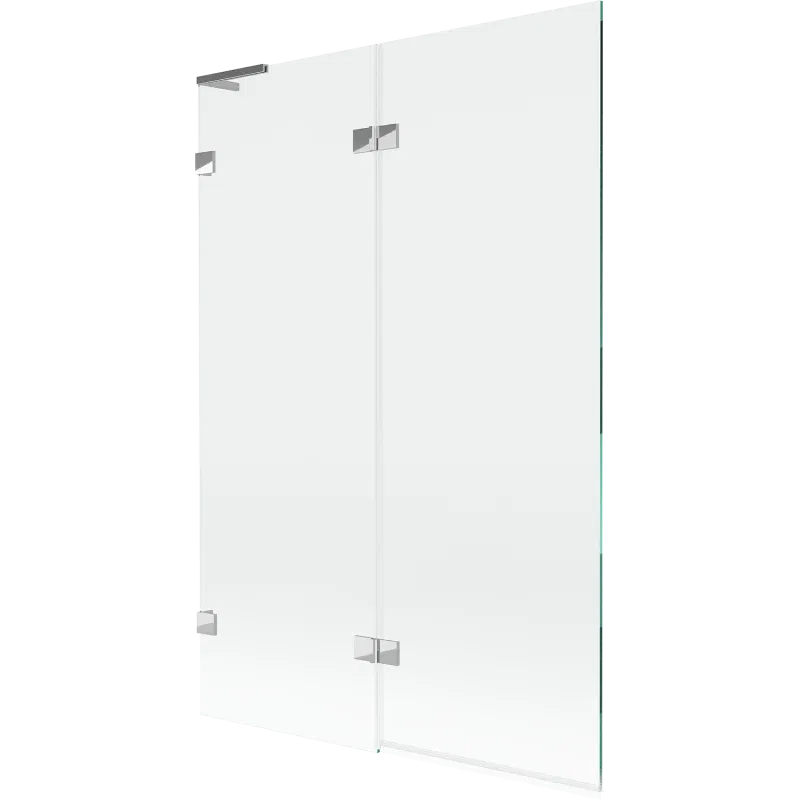 Mexen Lunar L paravan pentru cadă cu 2 uși stânga 120 x 150 cm, transparent, crom - 897L-120-100-01-00-L