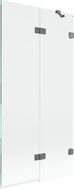 Mexen Lunar perete despărțitor pentru cadă cu 2 uși, dreapta 90 x 150 cm, transparent, metal armat - 897-090-100-95-00-P