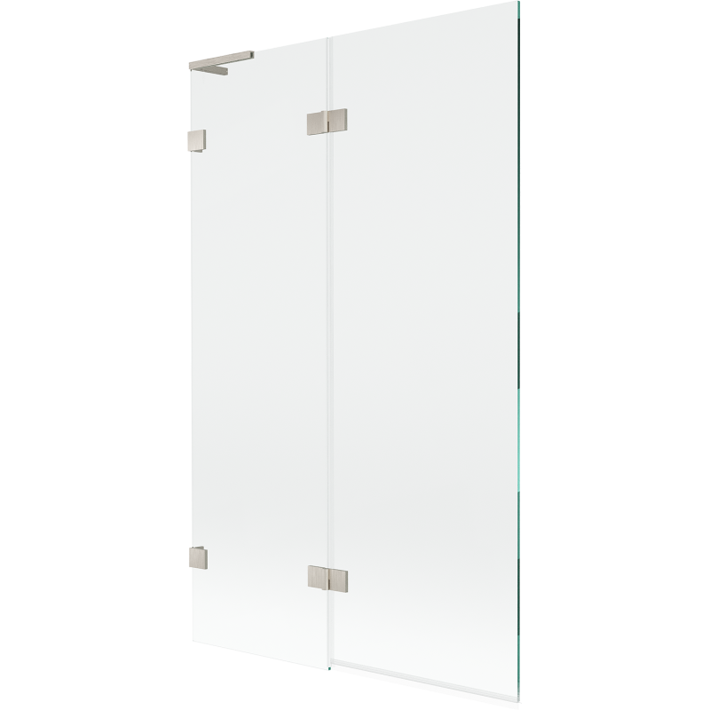 Mexen Lunar L paravan cadă cu 2 uși stânga 110 x 150 cm, transparent, nichel periat - 897L-110-100-97-00-L