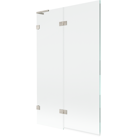 Mexen Lunar L paravan cadă cu 2 uși stânga 110 x 150 cm, transparent, nichel periat - 897L-110-100-97-00-L