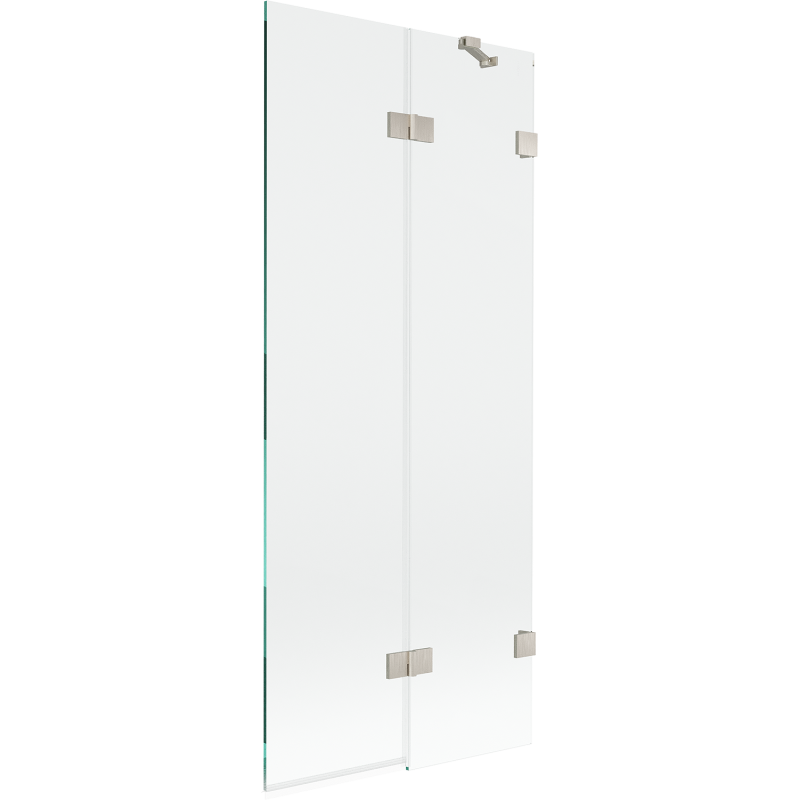 Mexen Lunar paravan de duș cu 2 uși, dreapta, 80 x 150 cm, transparent, nichel periat - 897-080-100-97-00-P