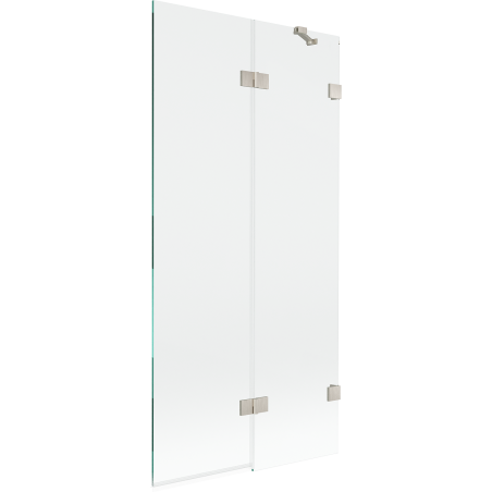 Paravan pentru cadă Mexen Lunar cu 2 uși dreapta 90 x 150 cm, transparent, nichel periat - 897-090-100-97-00-P