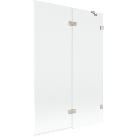 Mexen Lunar paravan de baie cu 2 uși dreapta 120 x 150 cm, transparent, nichel periat - 897-120-100-97-00-P