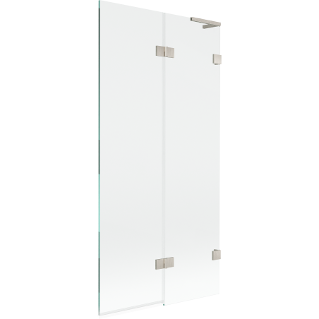 Mexen Lunar L paravan de cadă 2-pliabil dreapta 90 x 150 cm, transparent, nichel periat - 897L-090-100-97-00-P
