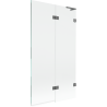 Mexen Lunar L paravan pentru cadă cu 2 canaturi dreapta 100 x 150 cm, transparent, metal armat - 897L-100-100-95-00-P