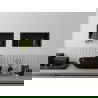 Mexen X-Wall-R raft de încastrare cu flanșă 45 x 20 cm, Neagră - 1970452010