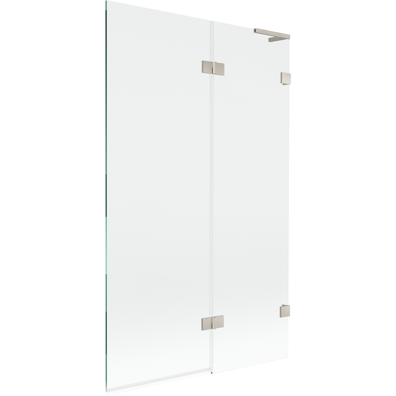 Mexen Lunar L paravan de baie 2-panouri dreapta 110 x 150 cm, transparent, nichel periat - 897L-110-100-97-00-P