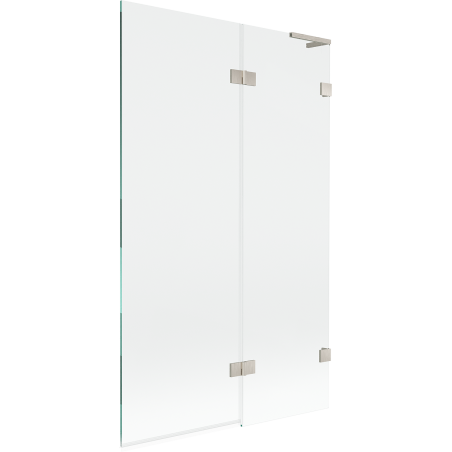 Mexen Lunar L paravan de baie 2-panouri dreapta 110 x 150 cm, transparent, nichel periat - 897L-110-100-97-00-P