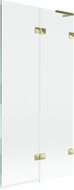Mexen Lunar L paravan cadă cu 2 uși, dreapta 90 x 150 cm, transparent, auriu - 897L-090-100-50-00-P