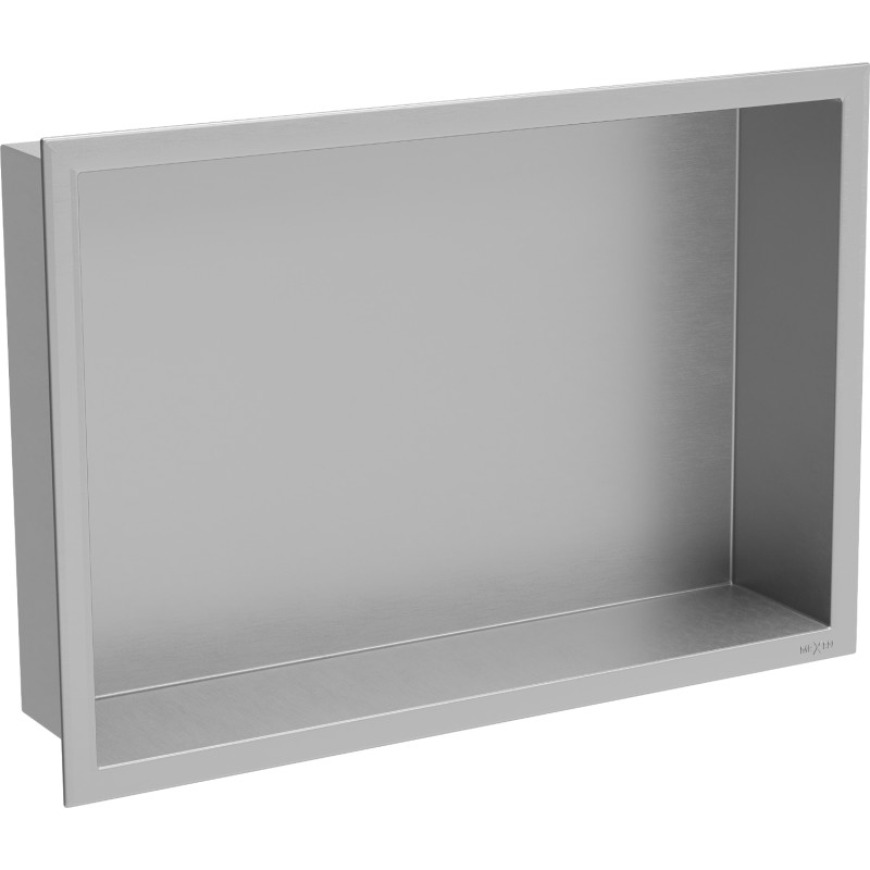 Mexen X-Wall-R fülkés polc peremmel, 45 x 30 cm, inox - 1910453010