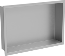 Mexen X-Wall-R fürdőszoba süllyesztett polc kerettel 45 x 30 cm, inox - 1910453010