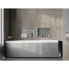 Mexen X-Wall-R raft de încastrare cu flanșă 45 x 30 cm, inox - 1910453010