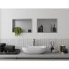 Mexen X-Wall-R raft de încastrare cu flanșă 45 x 30 cm, inox - 1910453010
