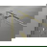 Mexen Mist H T cabină de duș basculantă dreapta 80 x 120 cm, transparent, auriu - 8A5T-080-120-50-00-P
