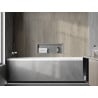 Mexen X-Wall-R fürdőszoba süllyesztett polc kerettel 60 x 20 cm, inox - 1910602010