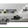 Mexen X-Wall-R raft de încastrare cu flanșă 60 x 20 cm, inox - 1910602010