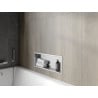 Mexen X-Wall-R fürdőszoba süllyesztett polc kerettel 60 x 20 cm, inox - 1910602010