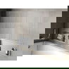 Mexen X-Wall-R raft de încastrare cu flanșă 60 x 20 cm, inox - 1910602010