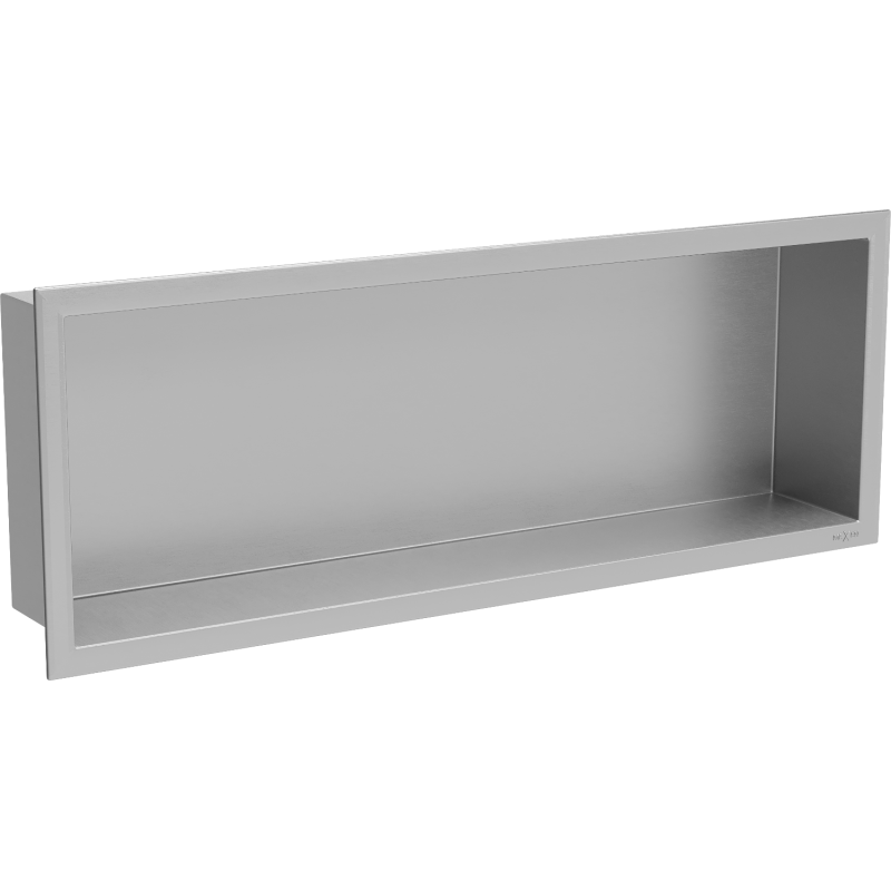 Mexen X-Wall-R raft de încastrare cu flanșă 60 x 20 cm, inox - 1910602010