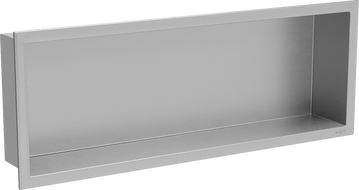 Mexen X-Wall-R fürdőszoba süllyesztett polc kerettel 60 x 20 cm, inox - 1910602010