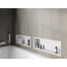 Mexen X-Wall-R falszok polc peremmel 60 x 20 cm, fehér - 1920602010