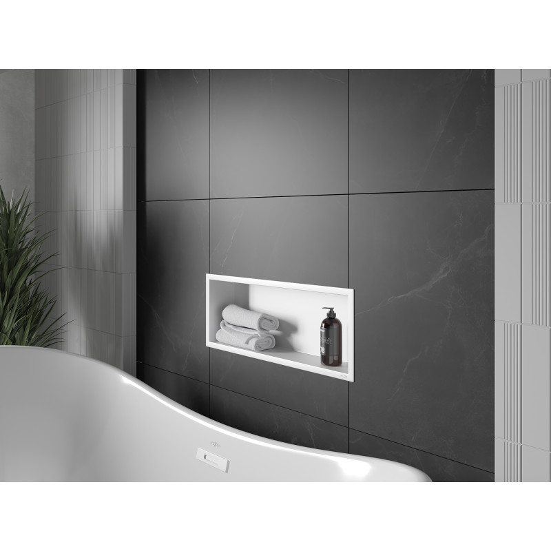 Mexen X-Wall-R 60 x 20 cm-es, peremes fali polc, fehér - 1920602010