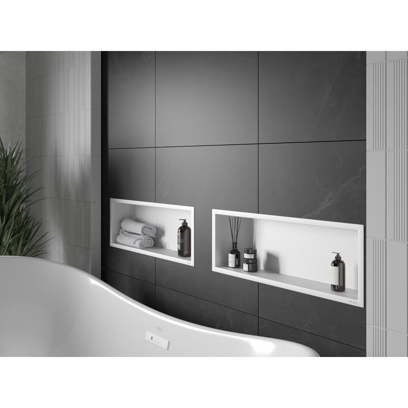 Mexen X-Wall-R 60 x 20 cm-es, peremes fali polc, fehér - 1920602010
