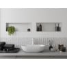 Poliță de nișă cu margine Mexen X-Wall-R 60 x 20 cm, albă - 1920602010