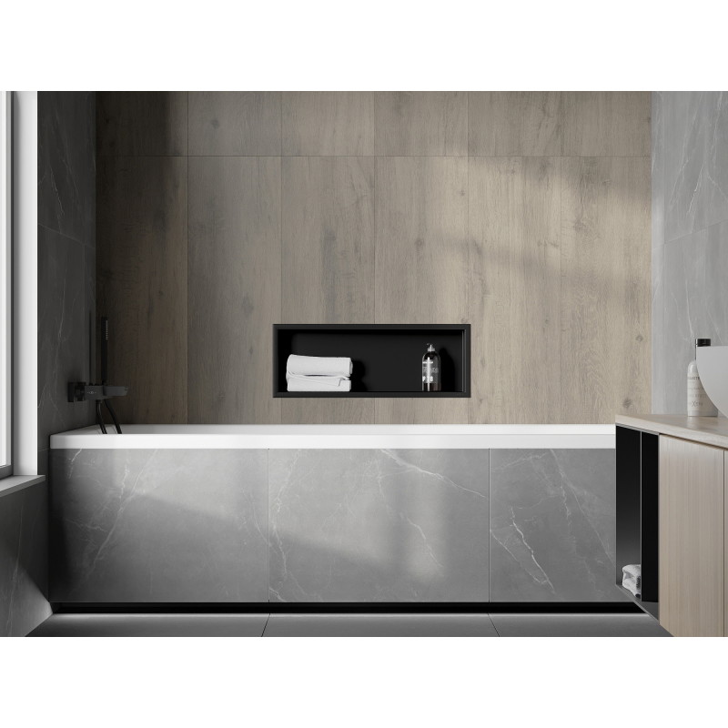 Mexen X-Wall-R peremes fali polc 60 x 20 cm, fekete - 1970602010