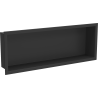 Mexen X-Wall-R fürdőszoba süllyesztett polc kerettel 60 x 20 cm, Fekete - 1970602010