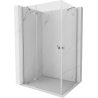 Mexen Mist-H Duo swing zuhanykabin 120 x 85 cm, átlátszó, króm - 8A5-120L-085P-01-00