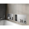 Mexen X-Wall-R 60 x 30 cm-es peremes fülke polc, inox - 1910603010
